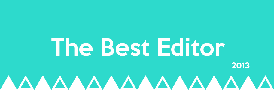 >The BEST Editor 2013<